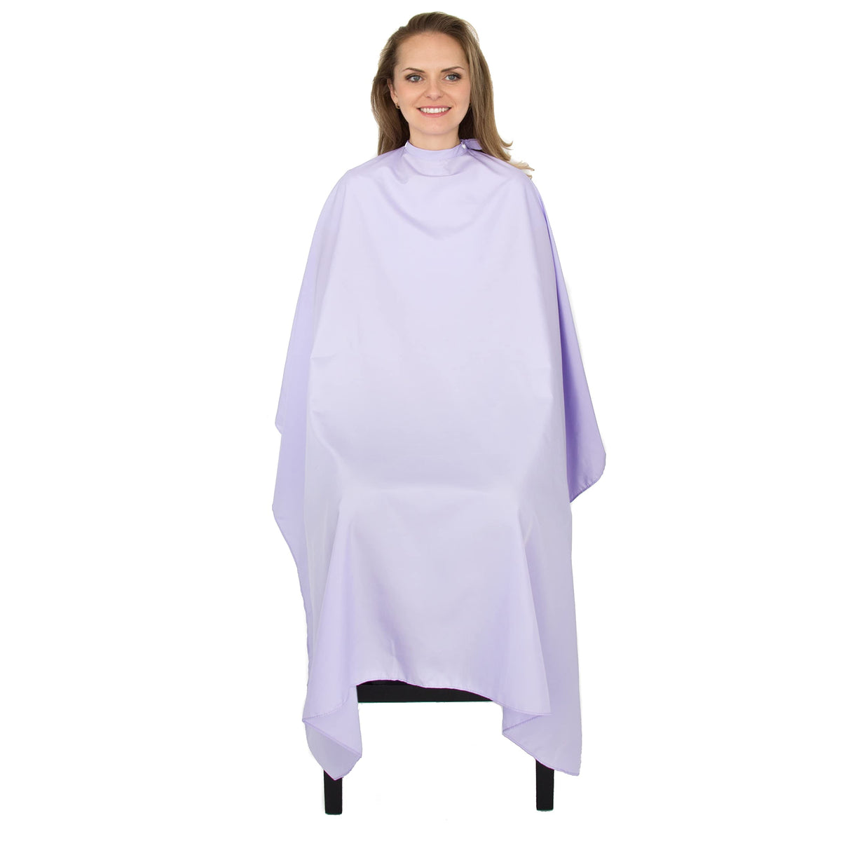 Salon Supply Co Hair Cutting Cape - Large Lightweight Water Resistant - Lavender Purple 60&quot;X57.5&quot;