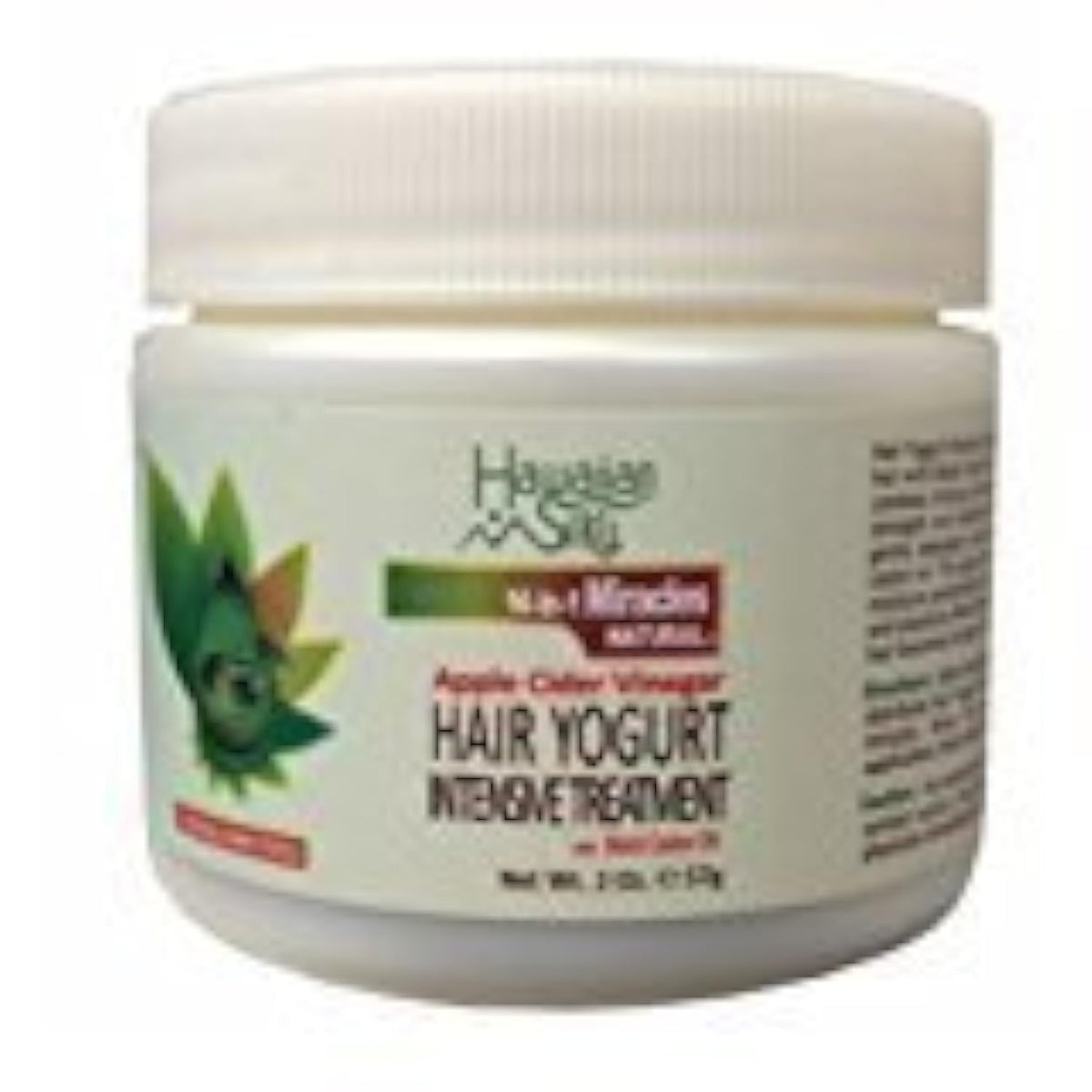 Hawaiian Silky 14-In-1 Apple Cider Vinegar Hair Yogurt Treatment, 2 Fl Oz - Sulfate