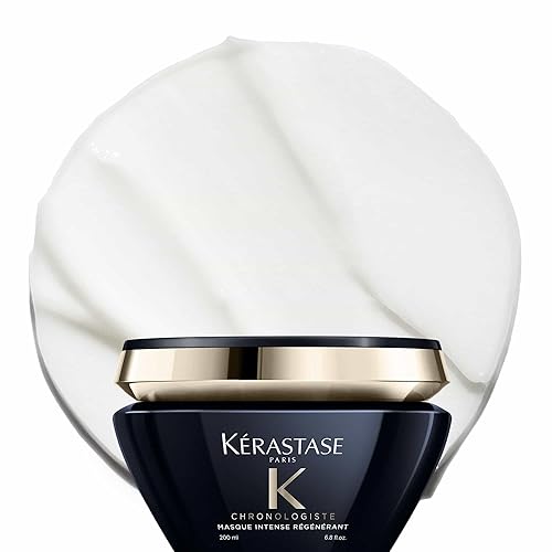 KÉRASTASE Chronologiste Hair Mask - Deep Conditioning, Anti-Frizz, Hyaluronic Acid, 6.8 Fl Oz