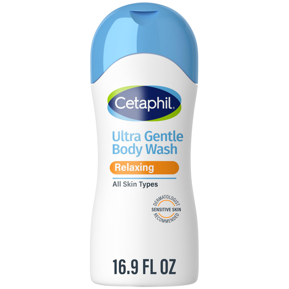 Cetaphil Ultra Gentle Body Wash For Sensitive Skin, 16.9Oz, Fragrance Free, With Aloe Vera