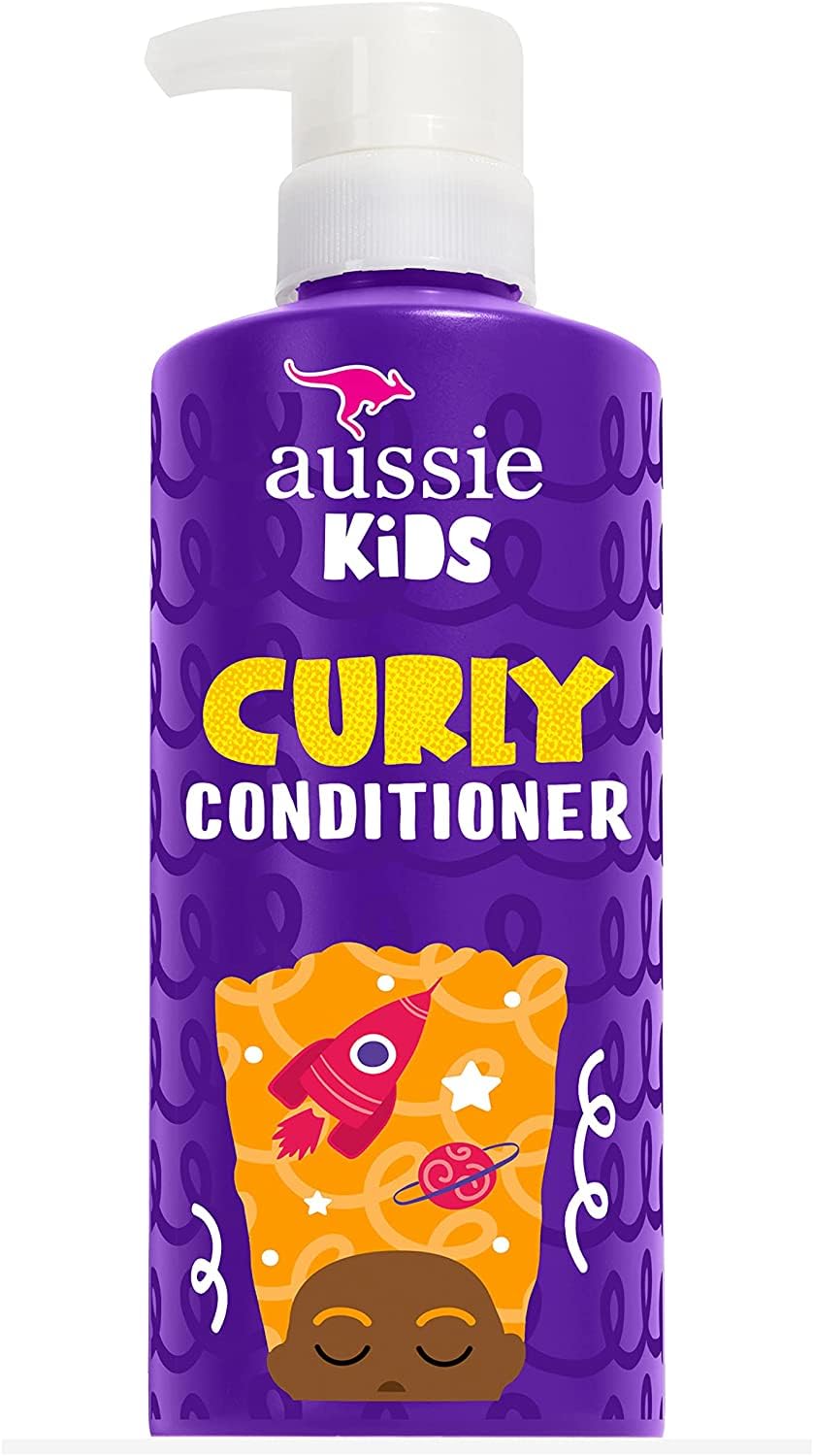 Aussie Kids Curly Conditioner 16 Fl Oz (Pack Of 3) - Moisturizing Formula For Curly Hair