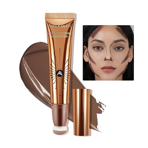 Anglicolor Liquid Contour Beauty Wand, Lightweight Bronzer, Vegan, 12Ml - Light Medium