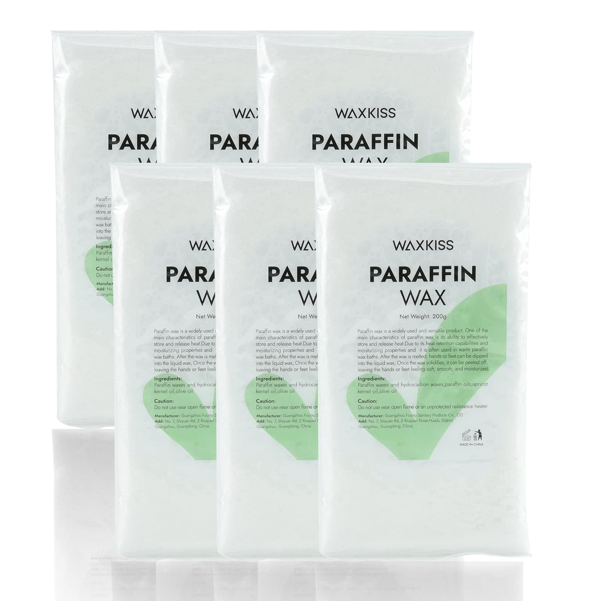 Wewax Unscented Paraffin Wax Refills - 6 Packs For Hand & Foot Hydration & Moisturizing