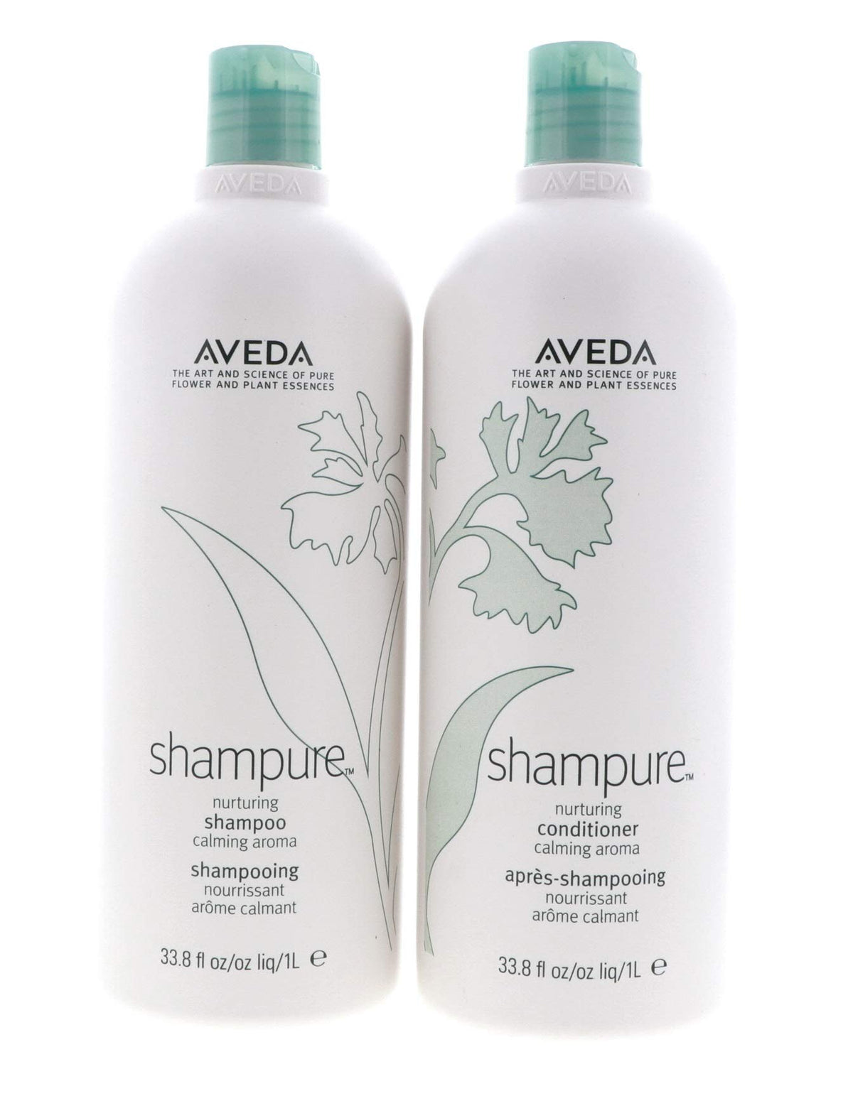 Aveda Shampure Nurturing Shampoo & Conditioner Duo, 33.8 Fl Oz (Pack Of 2)