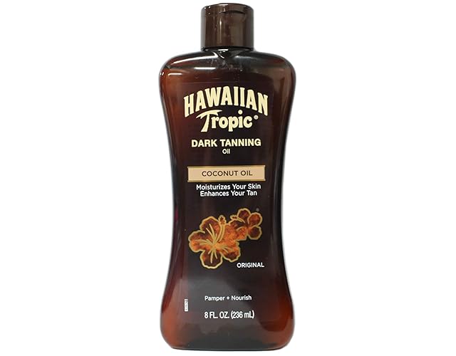 Hawaiian Tropic Dark Tanning Oil 8 Fl Oz - Original Sunscreen For Deep Bronze Glow