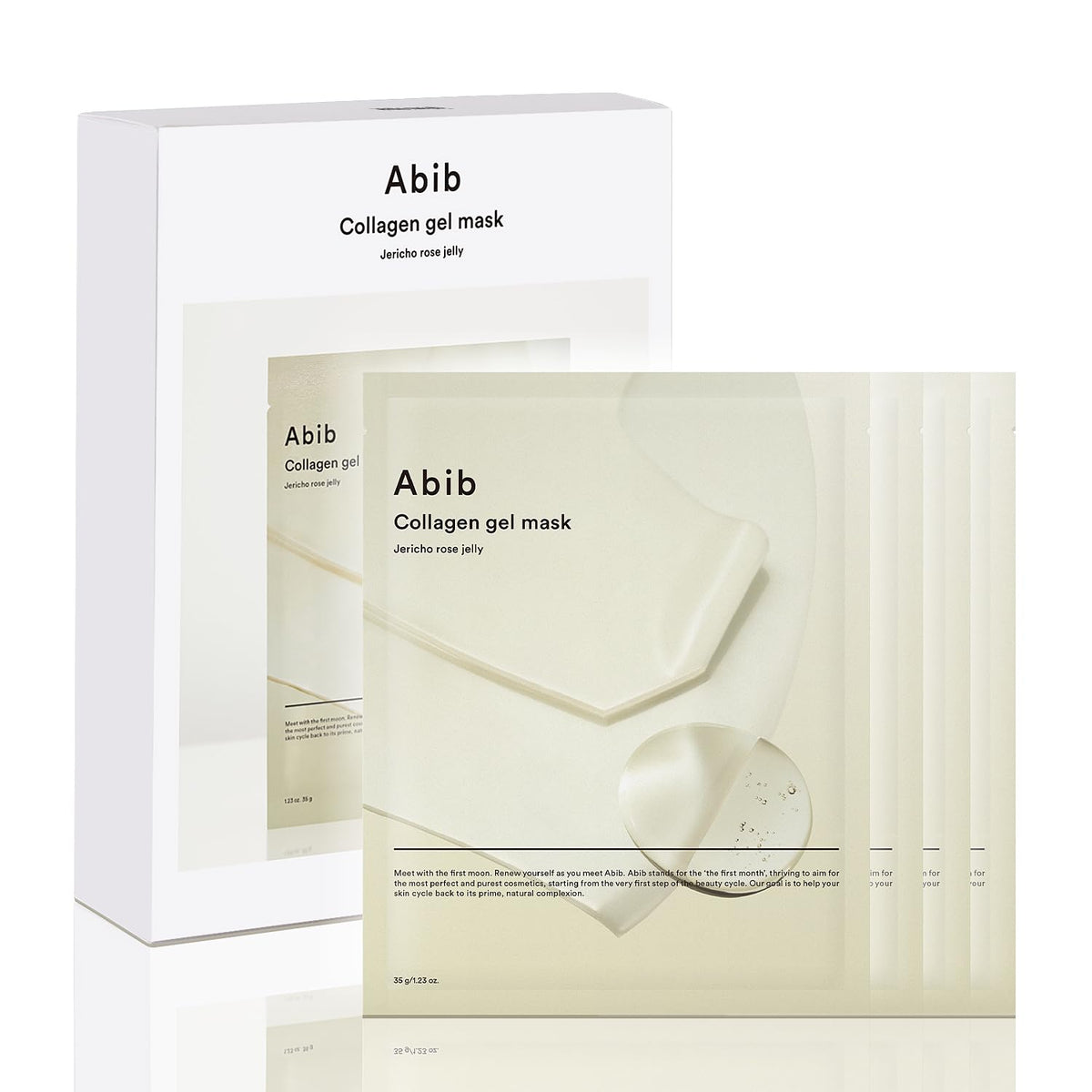 Abib Collagen Gel Mask Jericho Rose - Nourishing Hydrogel Face Mask, 4 Sheets