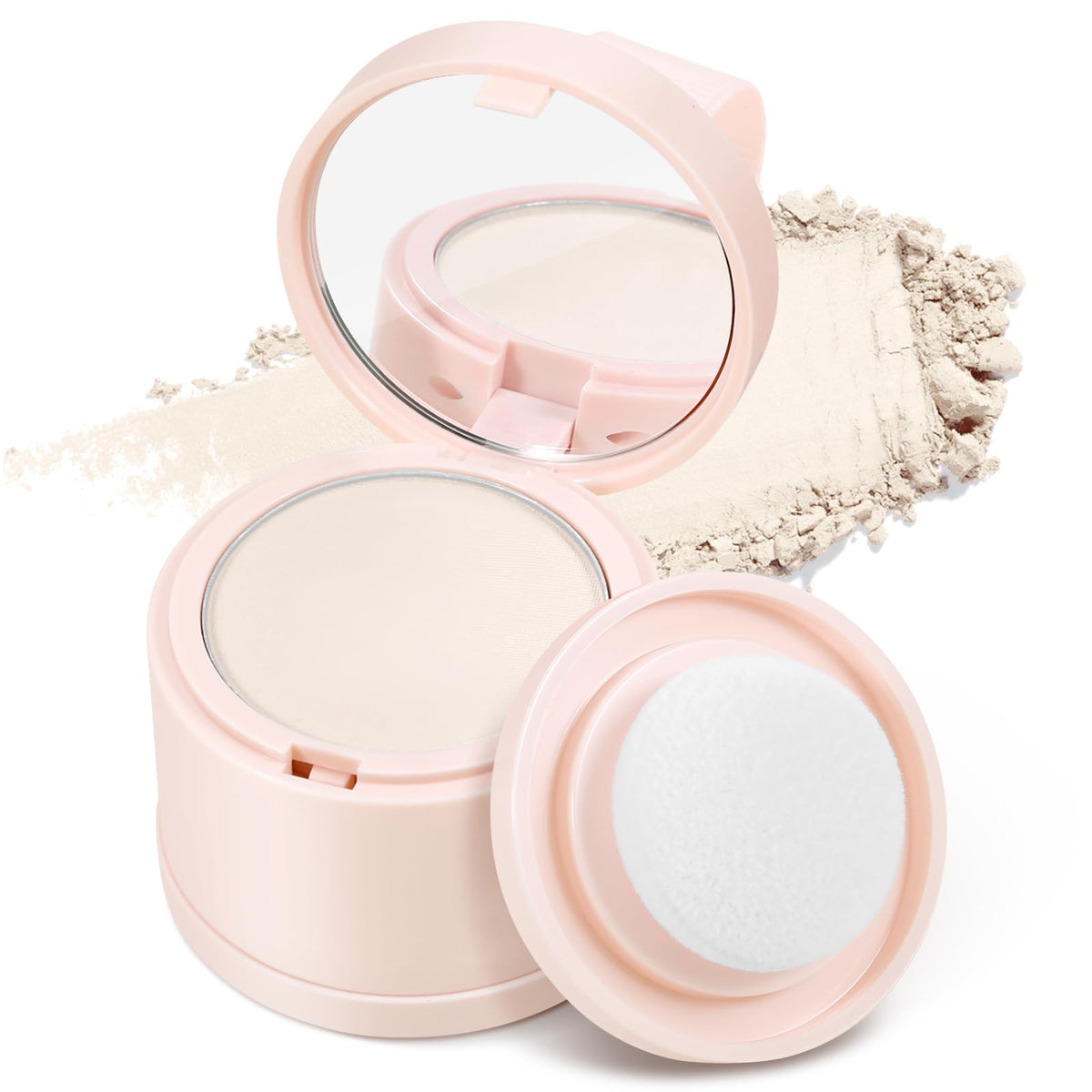 Boobeen Blush Compact - Highly Pigmented Matte Baked Blush Powder, 0.35Oz, Natural Finish