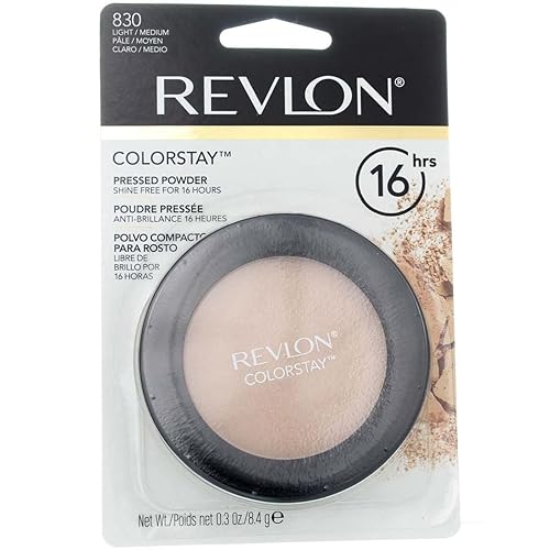 Revlon Colorstay Pressed Powder, Light Medium 830, 0.3 Ounces - Pack Of 2