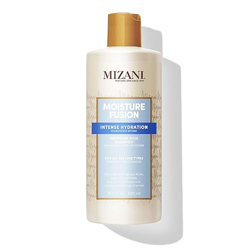 Mizani Moisture Fusion Shampoo With Argan Oil, 16.9 Fl Oz - For Dry Hair, Cleanses & Conditions