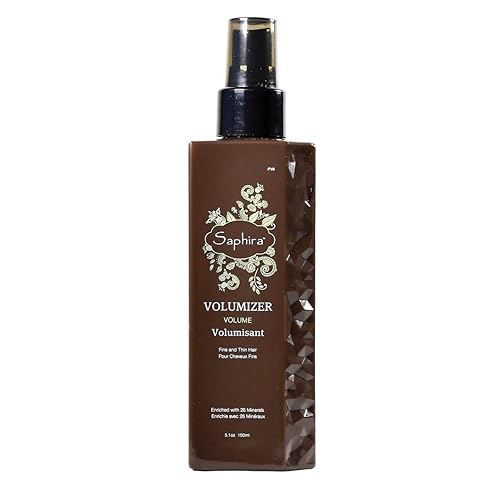 Saphira Volumizer Styling Spray - 26 Healing Minerals For Fine, Thin Hair, 5.1 Oz, Sulfate