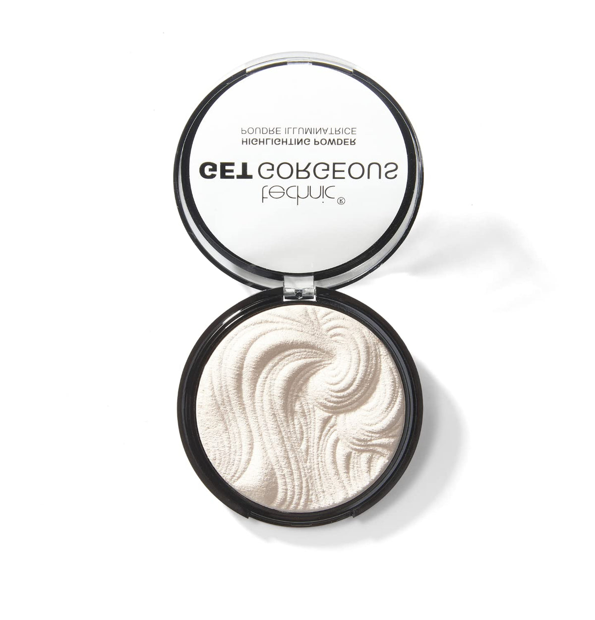 Technic Get Gorgeous Highlighting Powder - Pressed Shimmer Face Makeup, Original, 0.42 Oz