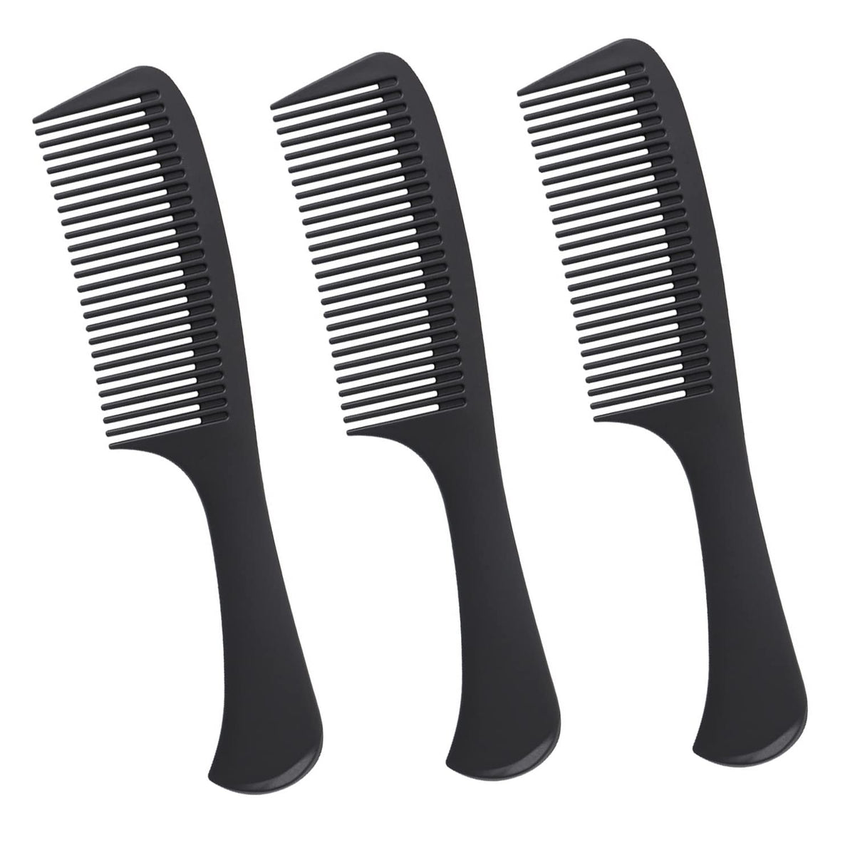 Wexnecowkz Wide Tooth Comb Set - Large Detangling Brush For Curly Wet Hair, Reduce Hair Loss (3