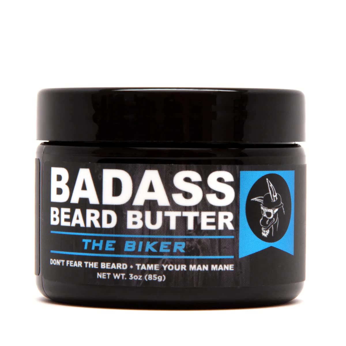 Badass Beard Care Beard Butter For Men - The Biker, 3 Oz - Natural, Softening, Itch-Free