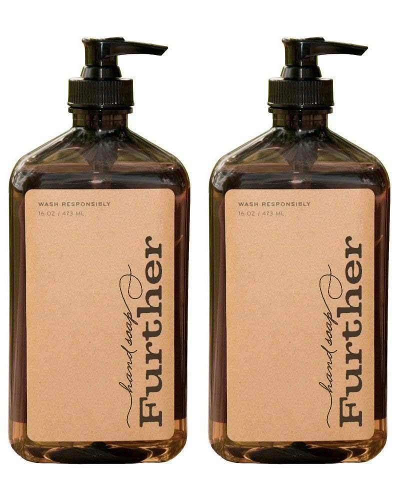 Fiahng Further Glycerin Hand Soap, 16 Fl Oz (Pack Of 2) - Sustainable Natural Liquid Soap