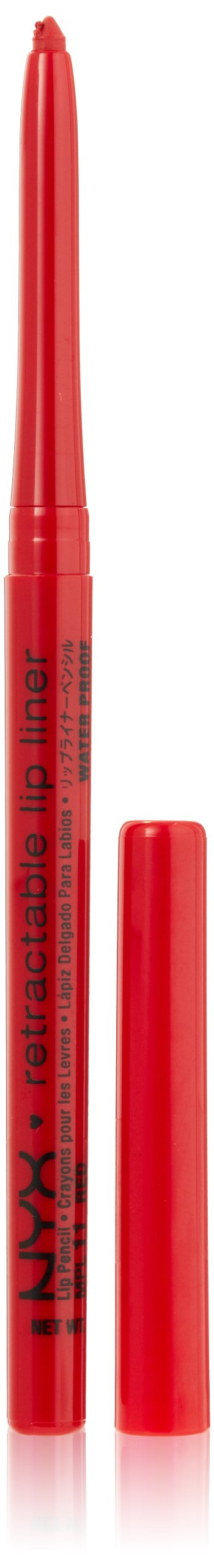 NYX PROFESSIONAL MAKEUP The NYX Retractable Lip Liner, Red, 1 Count, Perfect for Precise Definition