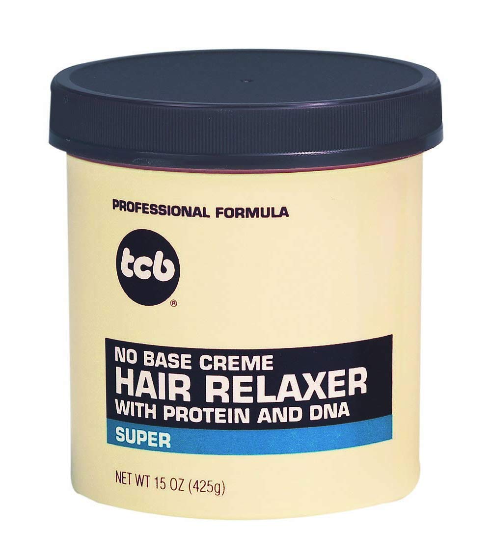 Tcb Hair Relaxer No Base Creme 15 Oz Super Jar (2 Pack) - Smooth & Relax Hair Effortlessly