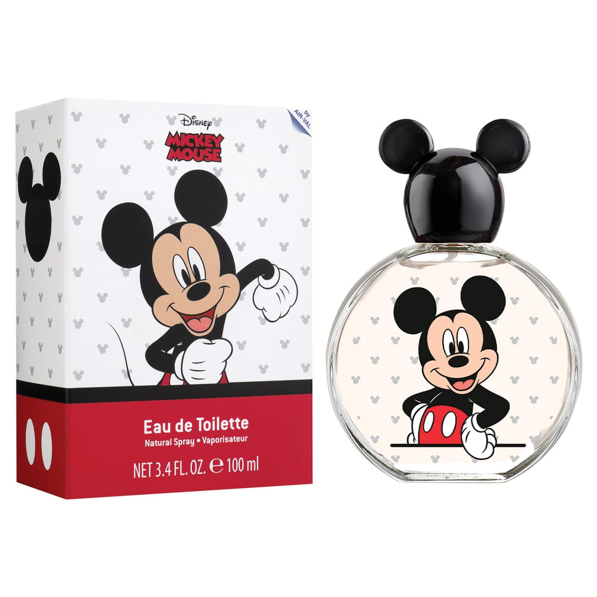 Disney Mickey Mouse Eau De Toilette For Kids, 3.4Oz Cologne Spray, Made In Spain