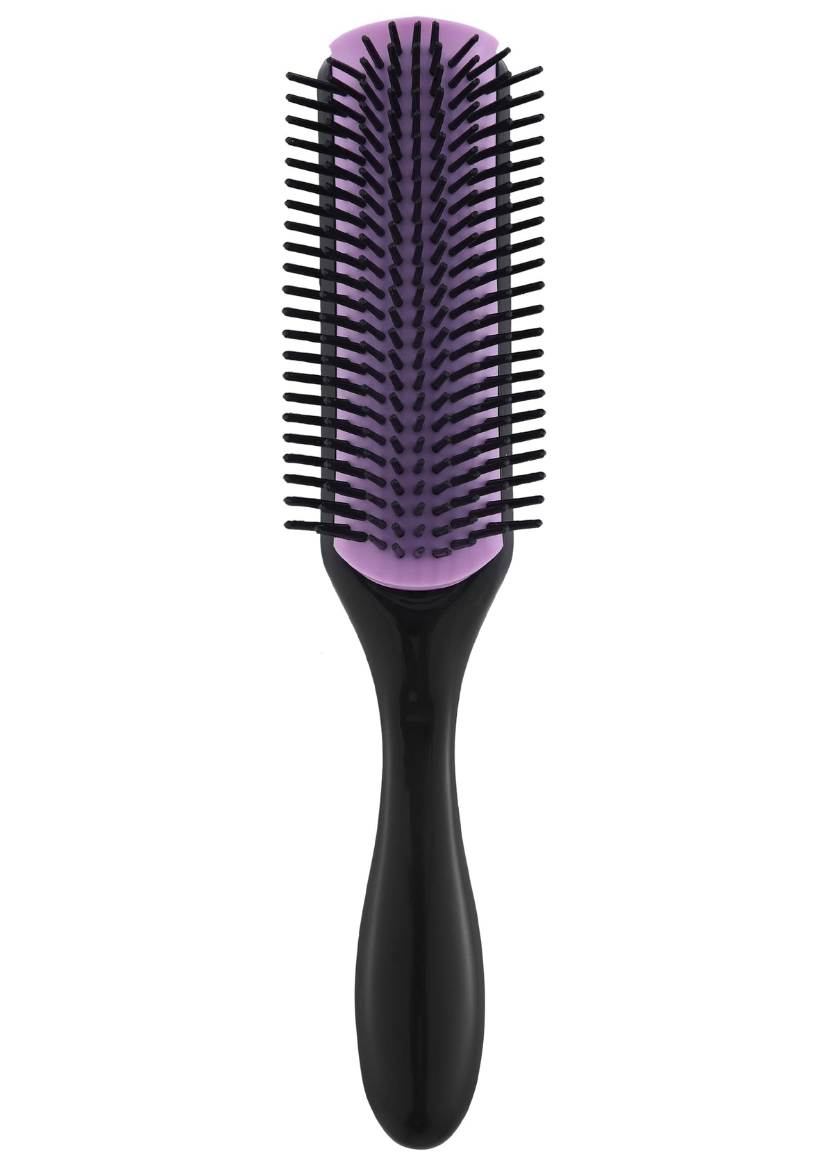 Enjoy Holiday 1981 9 Row Hair Brush for Thick, Curly Hair - Detangling & Styling Tool, Purple