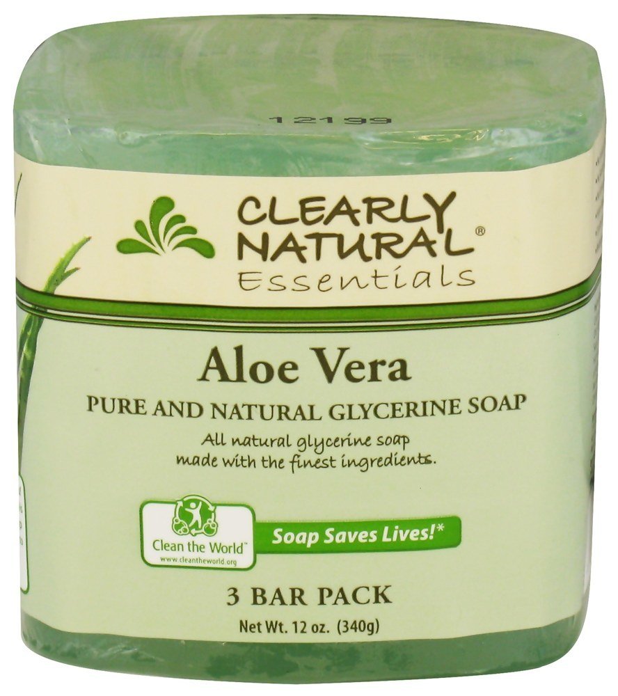 Pure & Natural Glycerine Soap; Aloe Vera