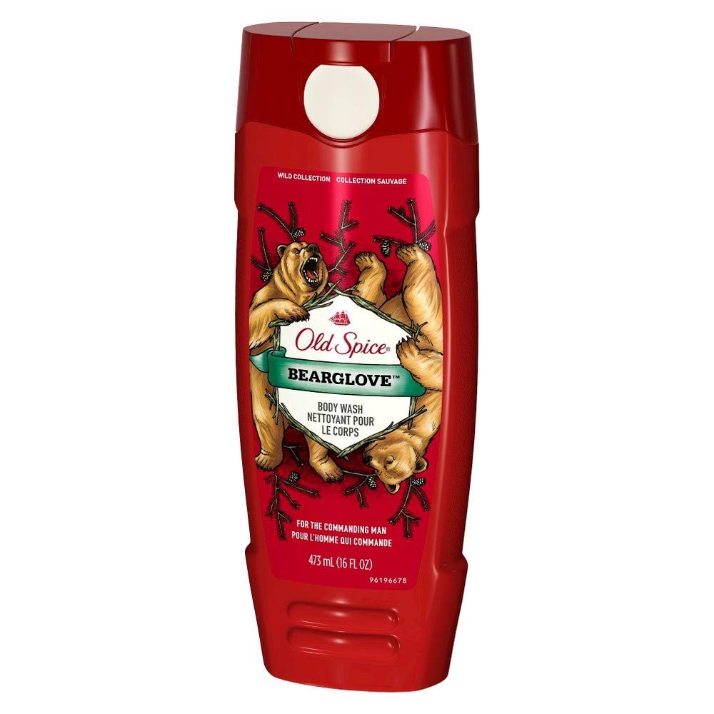 Old Spice Bearglove Wild Collection Bodywash 16 Oz - Pack Of 2, Refreshing Clean For Men