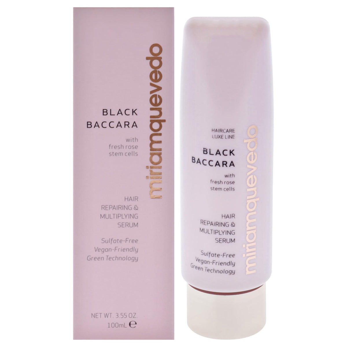 Miriam Quevedo Black Baccara Hair Repair Serum For Unisex - 3.4 Oz Multiplying Formula