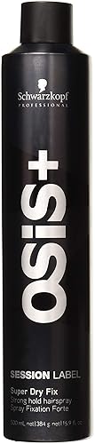 OSiS+ Session Label Hair Spray 500ml - Strong Hold, 16.91 Fl Oz, Salon Quality Styling