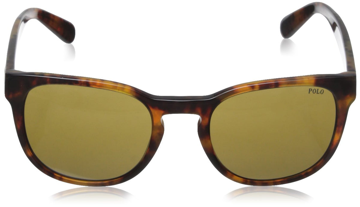 Polo Ralph Lauren Men'S Ph4099 Round Sunglasses, Jerry Tortoise/Olive, 52Mm