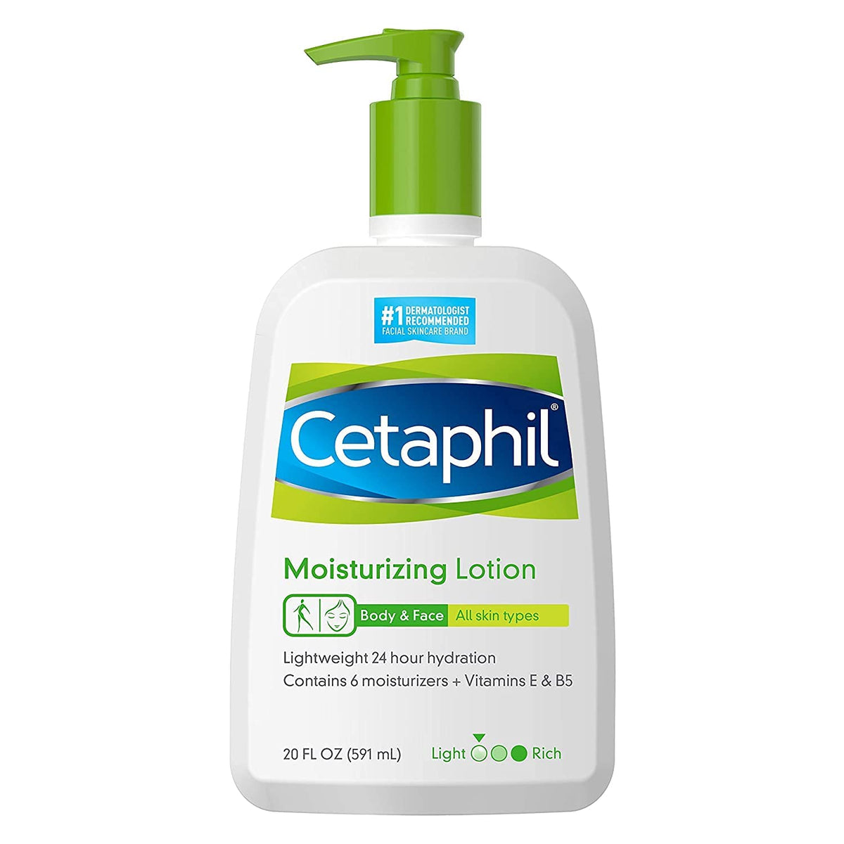 Cetaphil Moisturizing Lotion 20 Fl Oz - Hydrating Skin Care For Dry Skin, Lightweight Formula