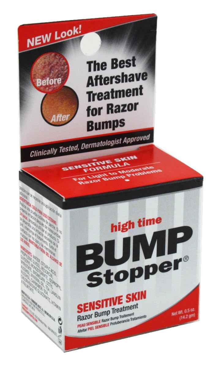 High Time Bump Stopper For Sensitive Skin, 0.5 Oz Treatment, 6 Pack - Soothing Relief