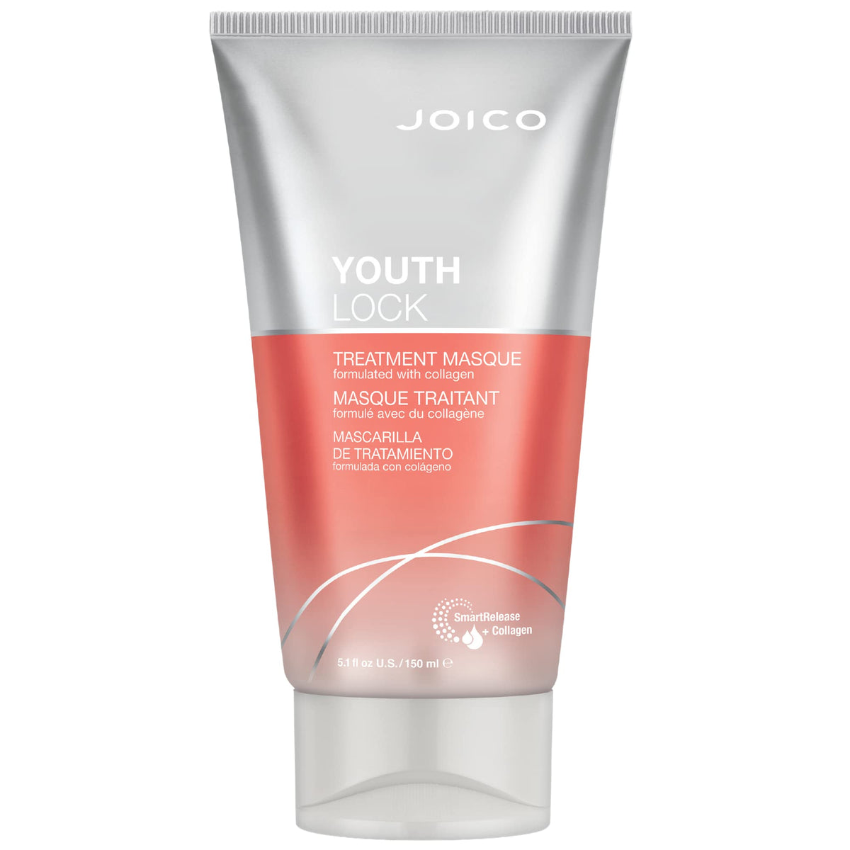 Joico Youthlock Treatment Masque 5.1 Fl Oz - Nourish, Strengthen & Reduce Frizz, Sulfate Free