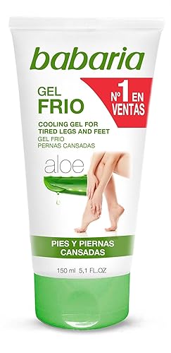 Babaria Aloe Vera Hydrating Gel for Feet and Legs, 150ml - Moisturizing Foot Care