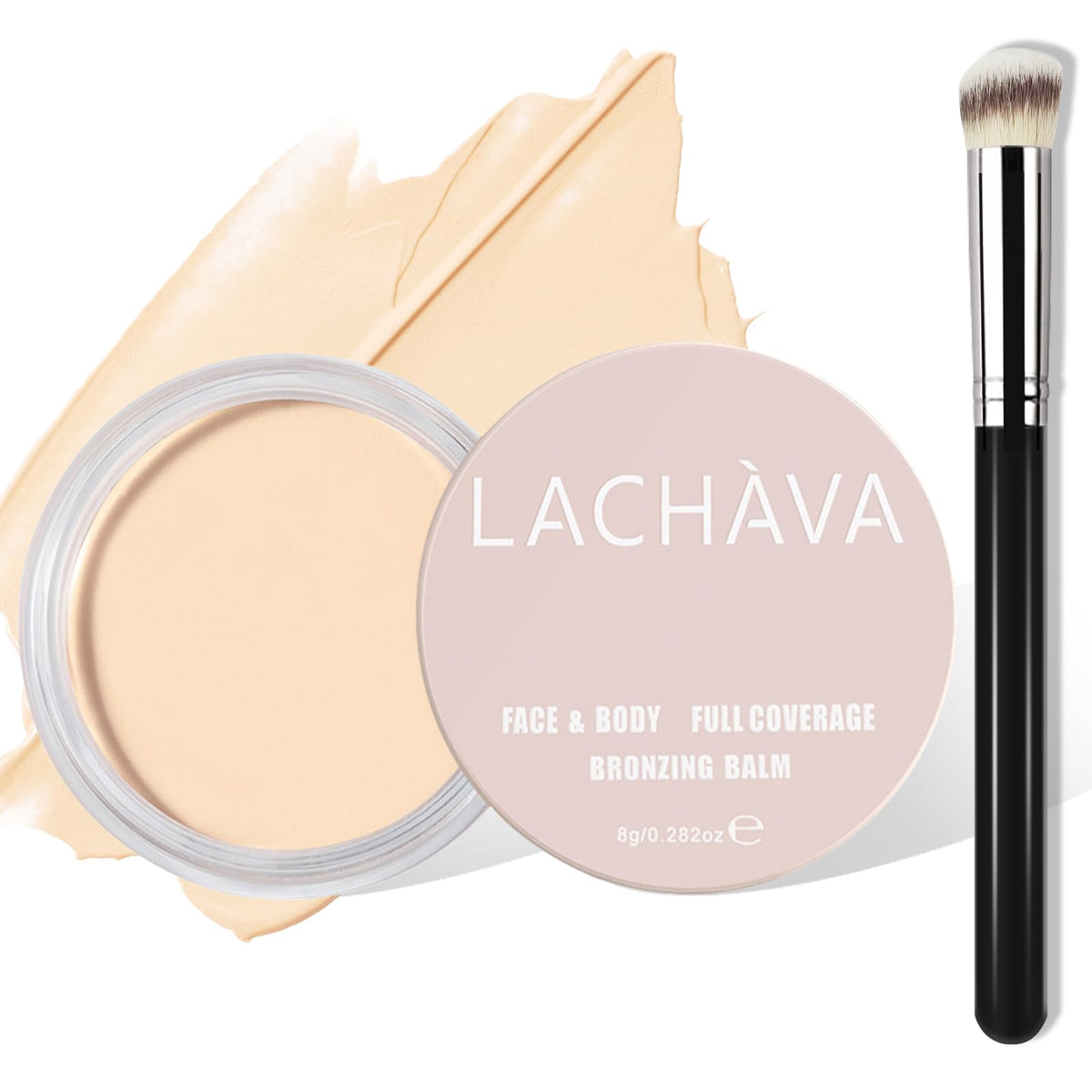 Lokfar Full Coverage Concealer Kit With Brush - Hydrating Waterproof Under Eye Concealer #01