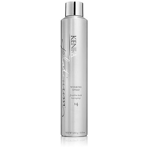 Kenra Platinum Working Spray 14 - Flexible Hold Hairspray, Fast-Drying, 10 Oz - Frizz-Free Shine