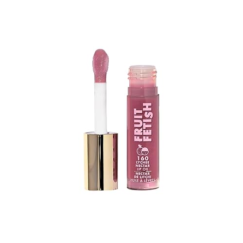 Milani Fruit Fetish Lip Oil - Lychee Nectar, 0.14 Fl Oz, Hydrating Lip Gloss