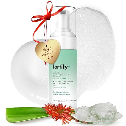 Fortify 9-In-1 Korean Foaming Facial Cleanser With Hyaluronic Acid & Aloe Vera, 150Ml - Vegan, Fr