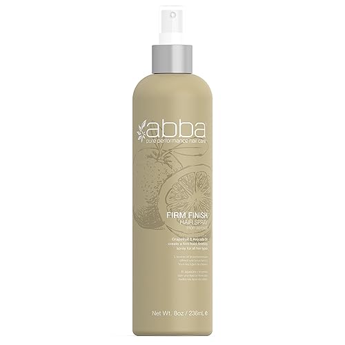 Abba Pure Style Firm Finish Hair Spray, Avocado & Grapefruit, 8 Fl Oz - Multi Color