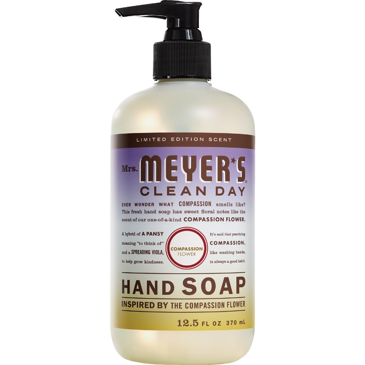 Mrs Meyer'S Compassion Flower Hand Soap, 12.5 Fl Oz - Mrs. Meyer'S Clean Day