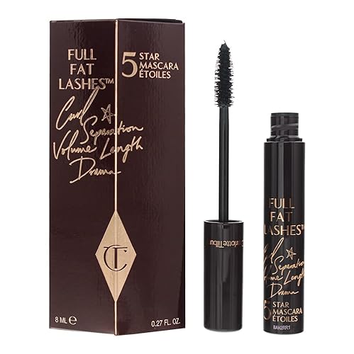 Charlotte Tilbury Full Fat Lashes Mascara - Glossy Black, 0.27 Fl Oz, Volumizing Formula