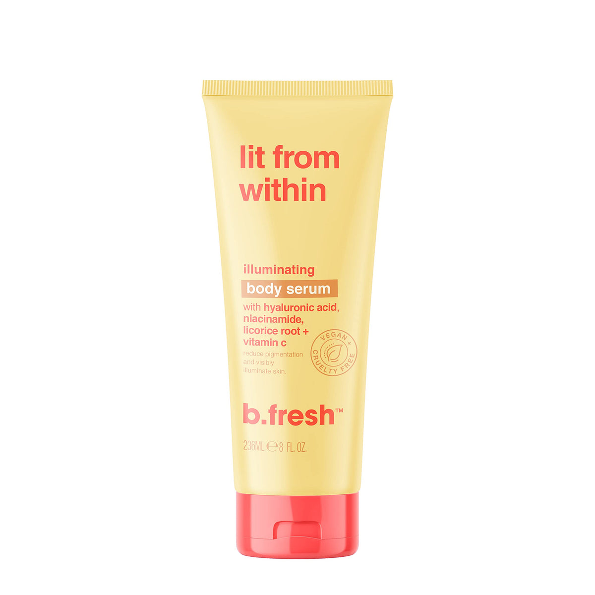 B.TAN Lit From Within Body Serum & b.fresh Daily Moisturizing Lotion - 8 Fl Oz