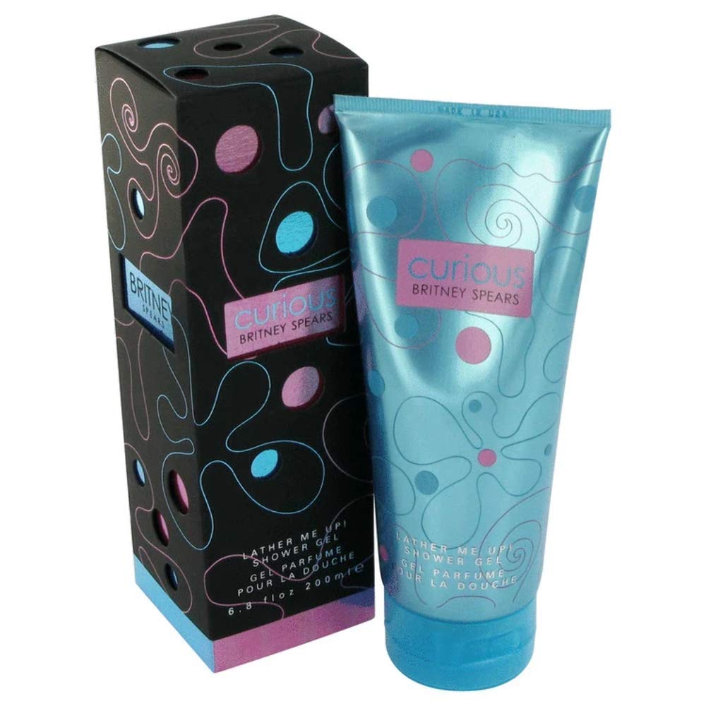 Curious By Britney Spears Shower Gel For Women, 6.8 Ounce - Refreshing Fragrance