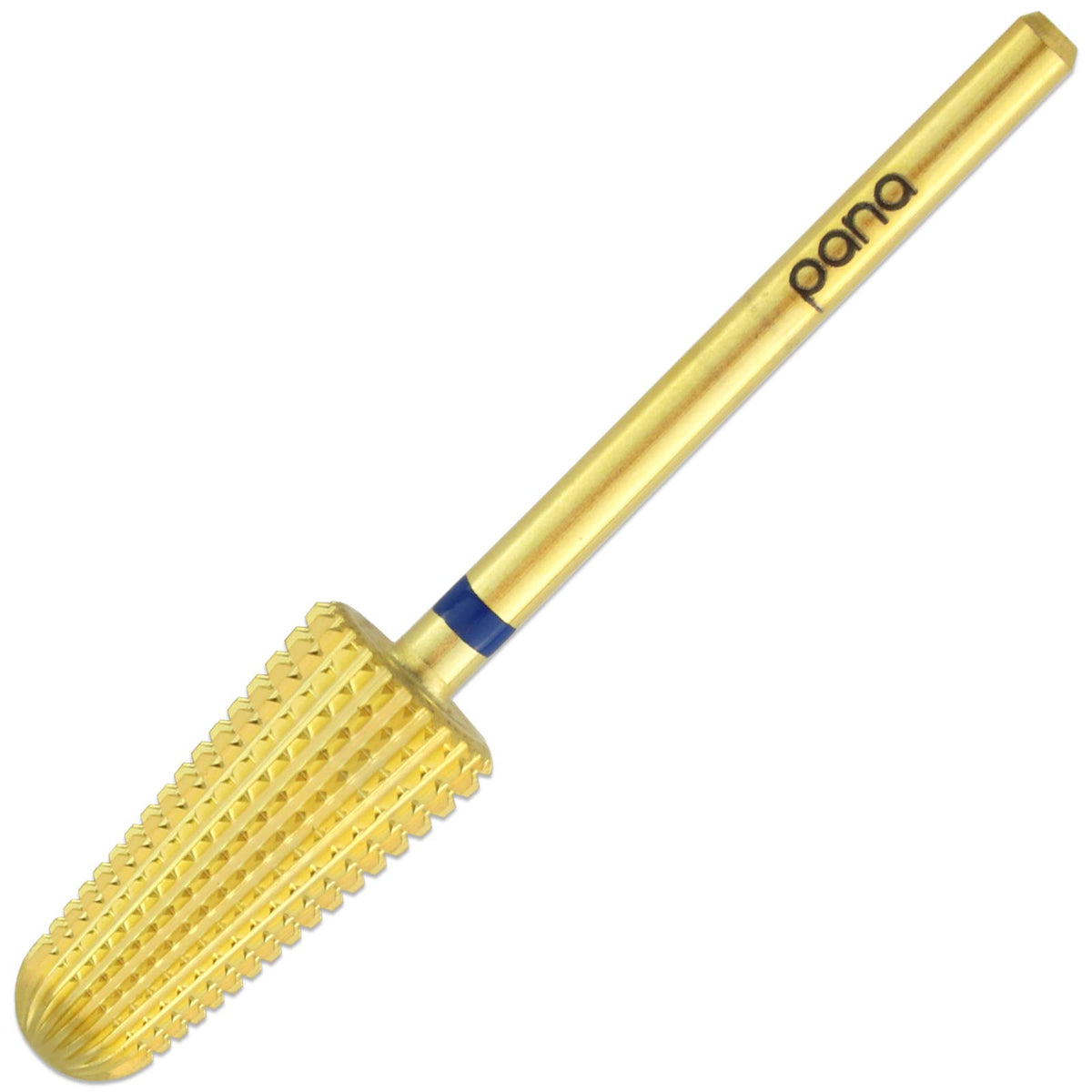 Pana 2-Way Volcano Carbide Bit 3/32&quot; Shank - Gold, Medium Grit For Acrylic & Gel Nails