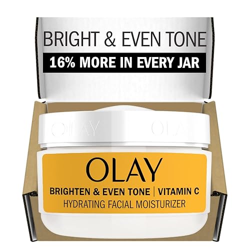 Olay Bright & Even Vitamin C Face Moisturizer, 2 Oz Lightweight Cream For Uneven Skin Tone