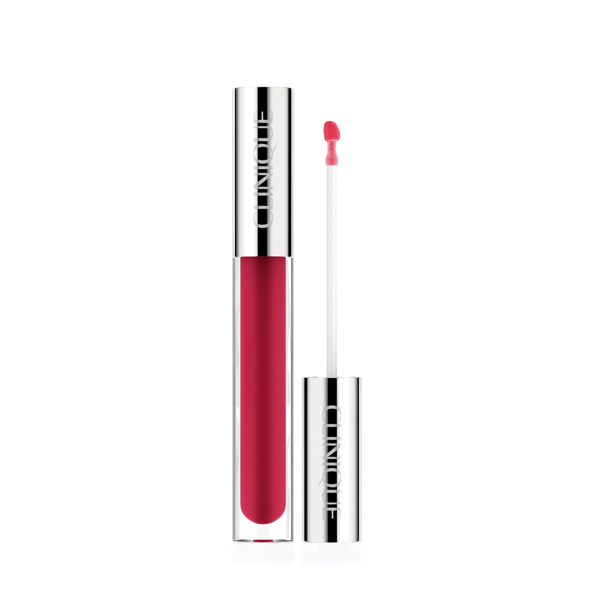 Clinique Pop Plush Lip Gloss, Hydrating High Shine With Hyaluronic Acid, Ai Velour Pop, 0.11 Fl Oz