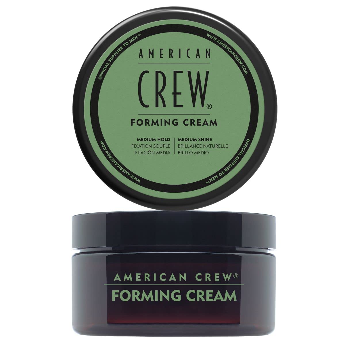 American Crew Men'S Hair Forming Cream, Medium Hold & Shine, 3 Oz - Hair Styling Cream