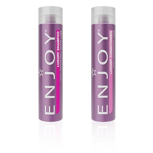 Enjoy Sulfate-Free Luxury Shampoo & Conditioner Duo - 20 Fl Oz, Moisturizing Hair Care