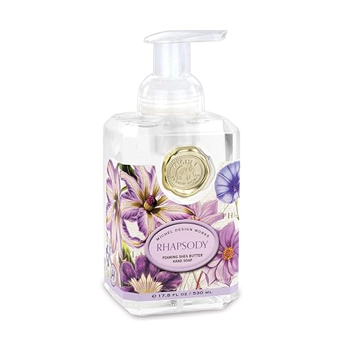 Michel Design Works Rhapsody Foaming Hand Soap, 17.8 Fl Oz - Luxurious Scented Cleanser