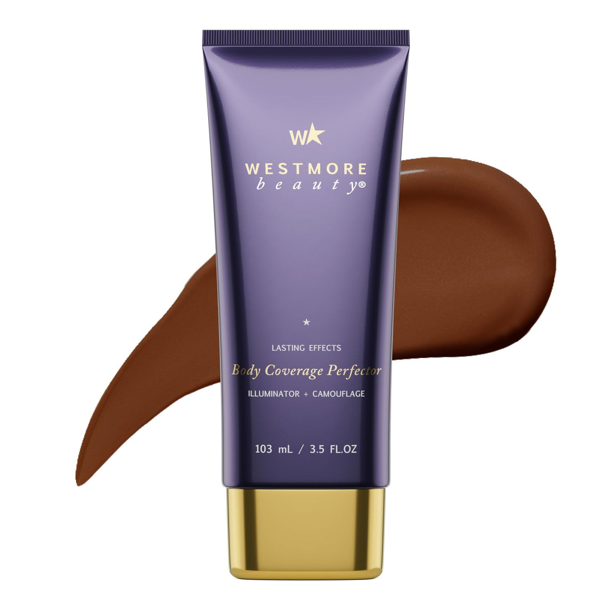 Westmore Beauty Body Coverage Perfector - Waterproof Leg & Body Makeup, 3.5 Oz Deep Radiance