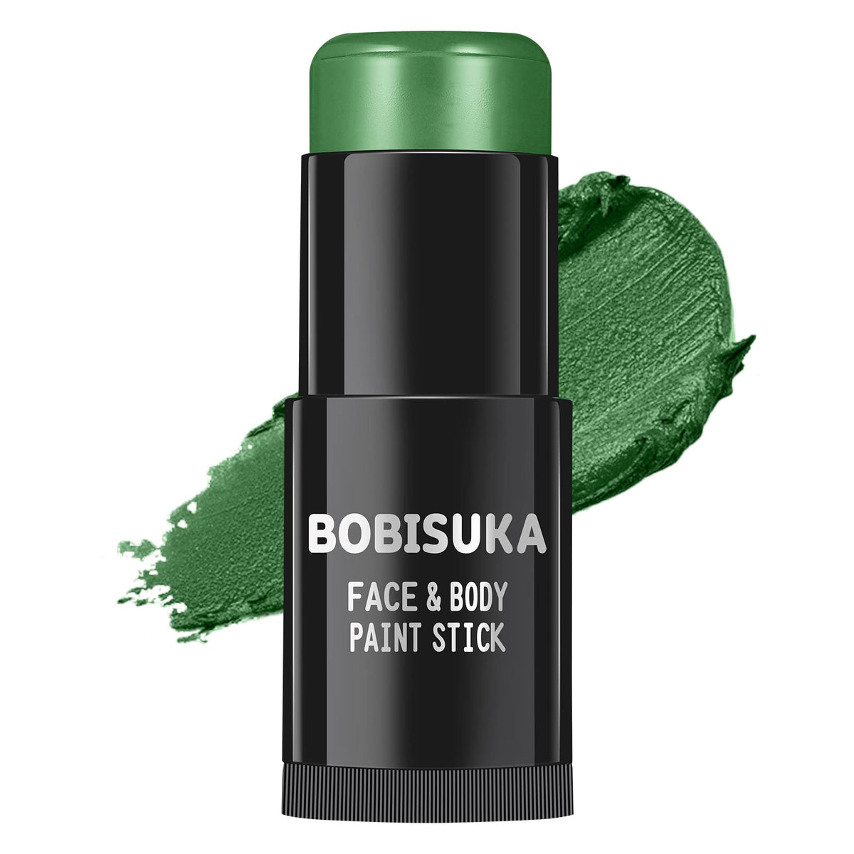 Bobisuka Waterproof Green Face Paint Stick For Halloween, Sports, And Cosplay Makeup