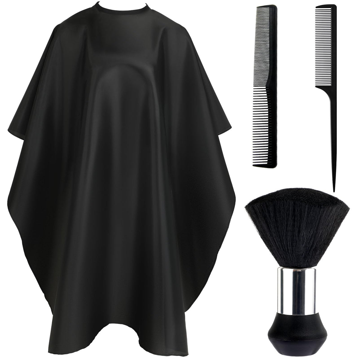 Febsnow Waterproof Hair Cutting Cape Kit With Neck Duster Brush - Professional Barber Supplies