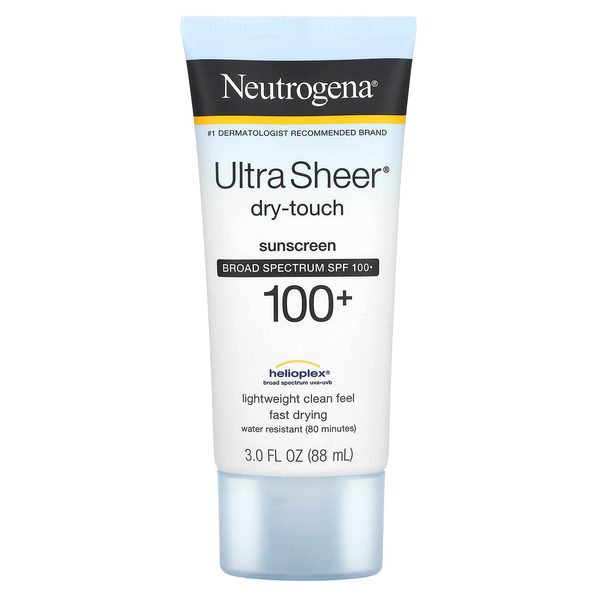 Neutrogena Ultra Sheer Spf 100+ Sunscreen Lotion, Water Resistant, 3 Fl. Oz